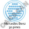 Conector de Diagnóstio Mercedes Benz 38 pines